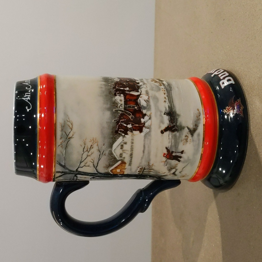 Vintage BUDWEISER Beer Stein “AN AMERICAN TRADITION” '90